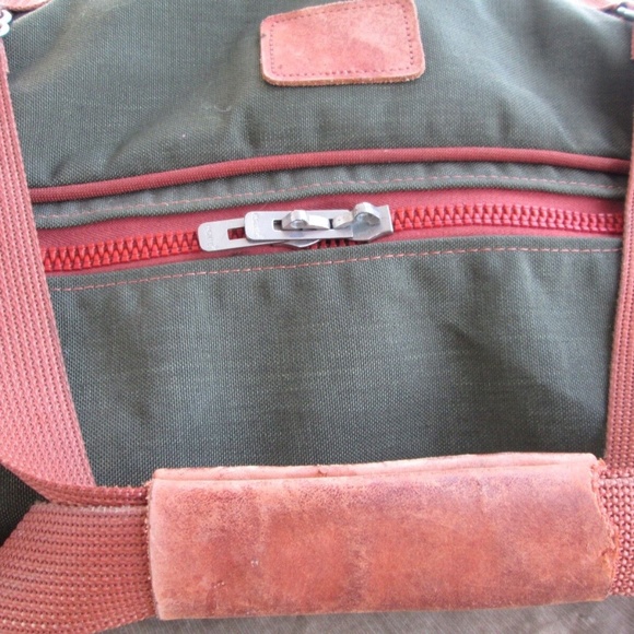 Andiamo Large Soft Collapsible Carry On Luggage Suitcase Bag Green 25" x 17" - Picture 8 of 12